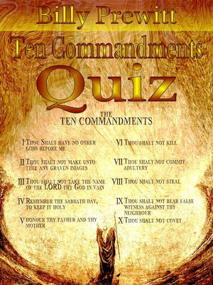 cover image of Ten Commandments Quiz